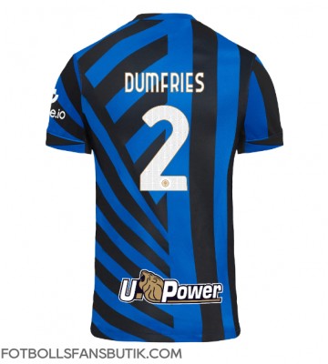 Inter Milan Denzel Dumfries #2 Replika Hemmatröja 2024-25 Kortärmad